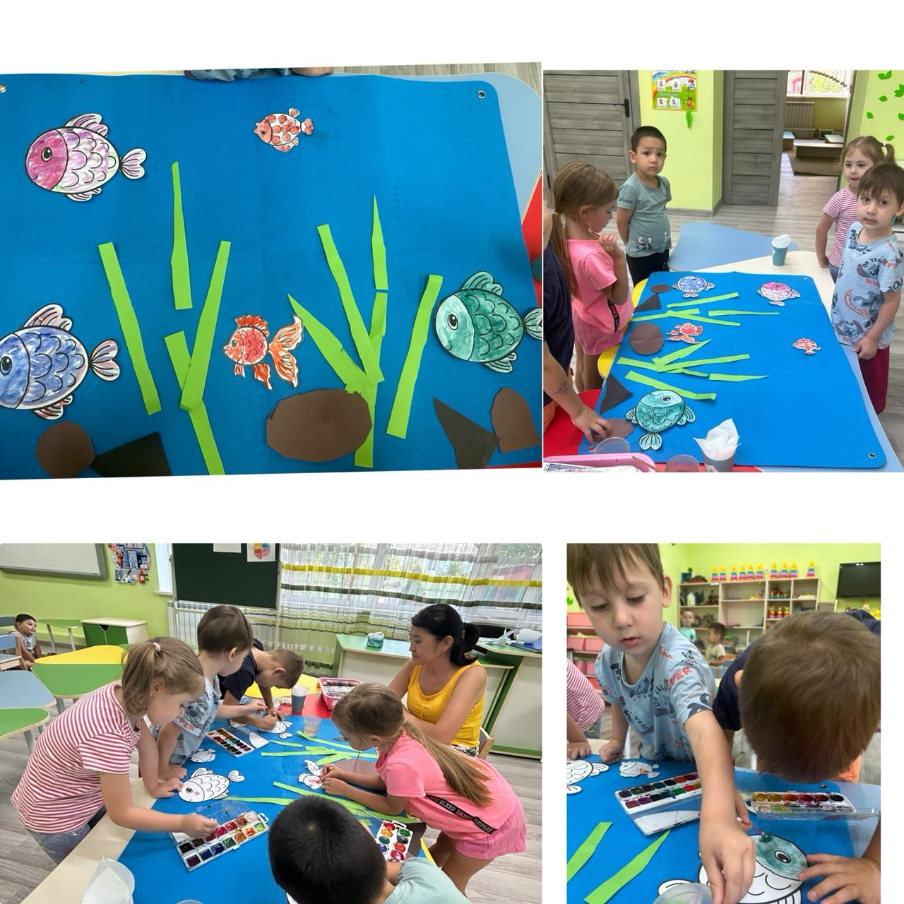 Ересек «Радуга» тобы.  Ұйымдастырылған іс-әрекеты/Организованная деятельность:Аппликация