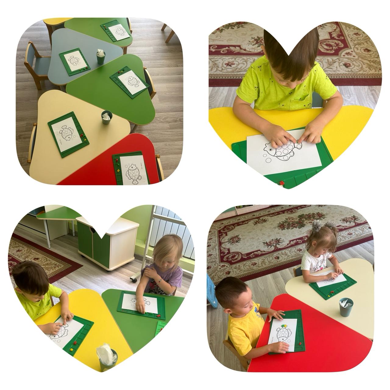 Ересек «РАДУГА» тобы.  Ұйымдастырылған іс-әрекеты/Организованная деятельность:Аппликация