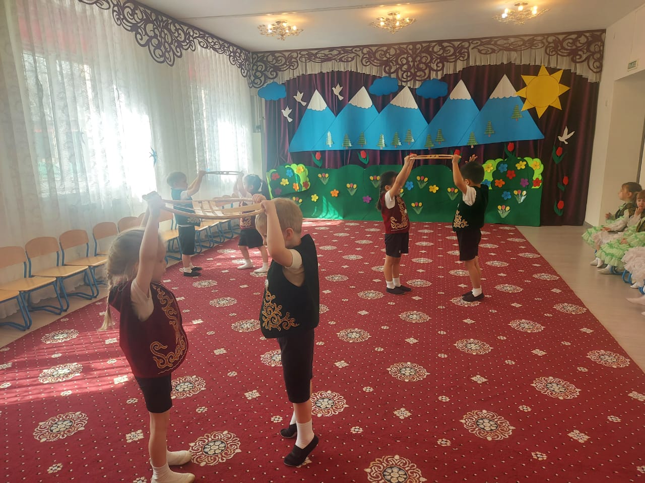 Балабақшадағы Наурыз мерекесі/Праздник Наурыз в детском саду.